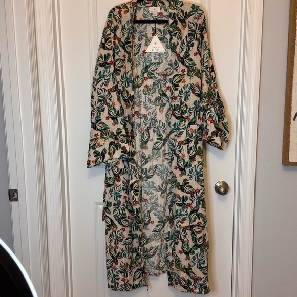 Lost + Wander Other - Lost + Wander Tropical Leaf Kimono large